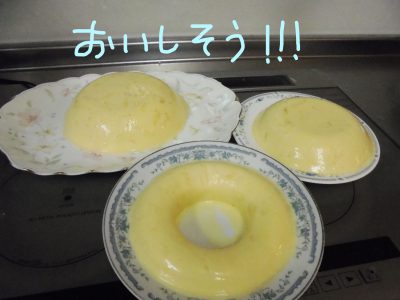 ゆずのババロアを作りました! 美味しかったです!