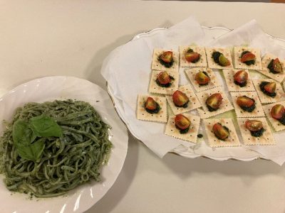 大葉とバジル